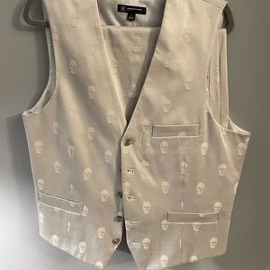 INC Skull Vest and Skull Suit pants